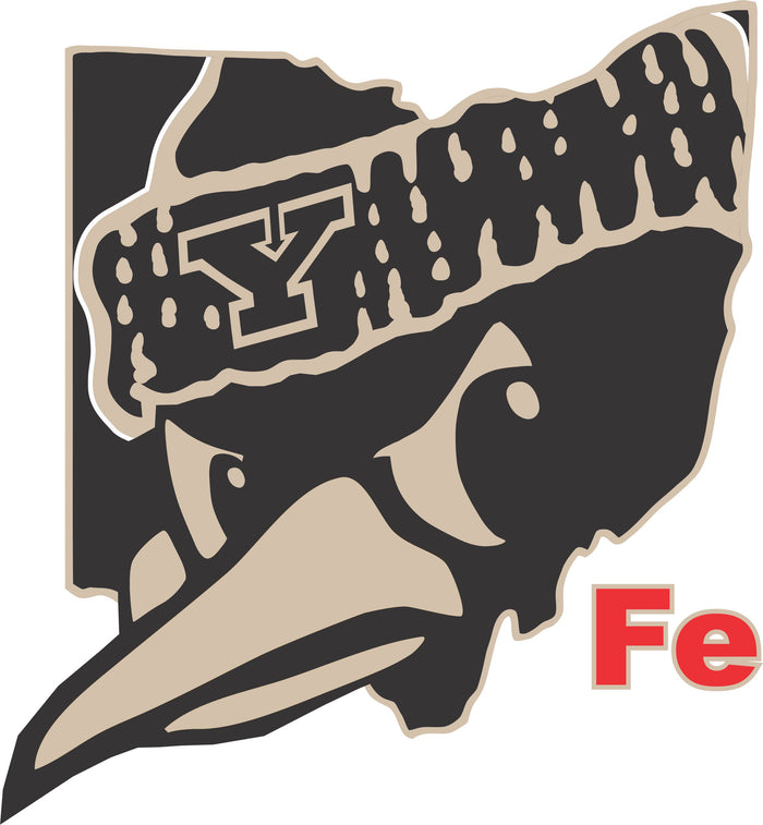 Pete the Penguin Ohio Outline Fe