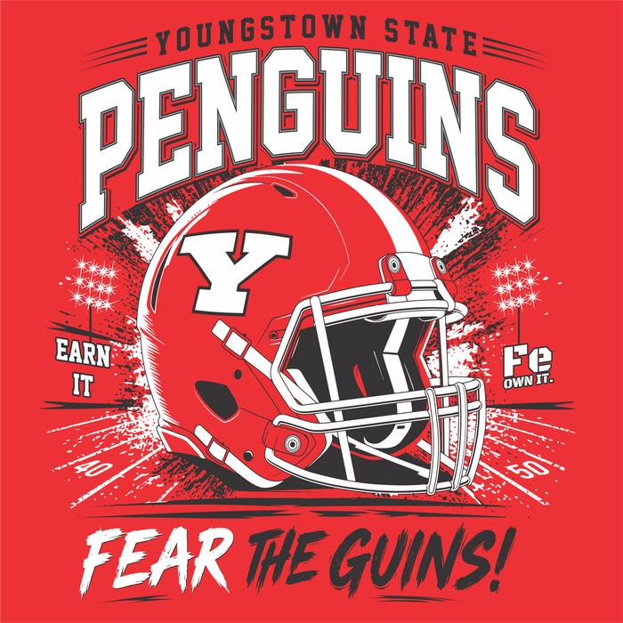 YSU Helmet Fear the Guins