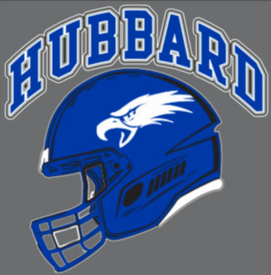 Hubbard Football Helmet
